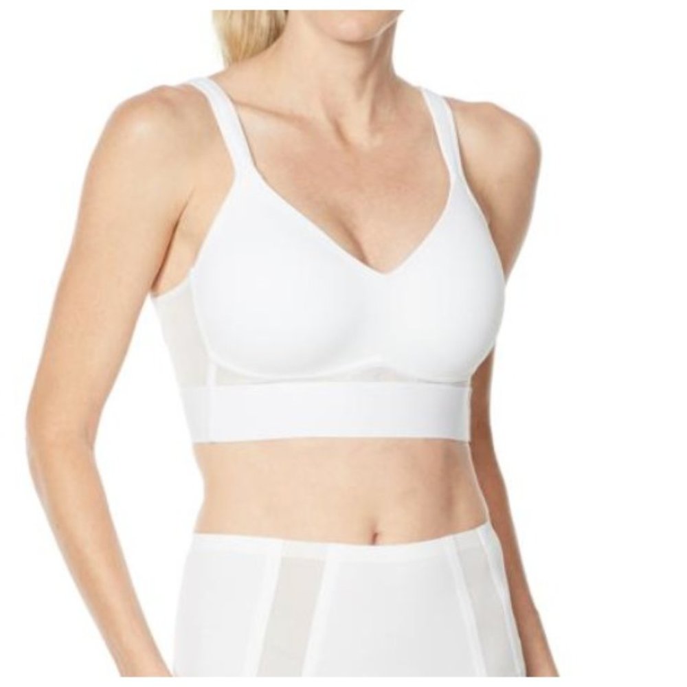 RHONDA SHEAR MOLDED CUP BRA MESH BACK M